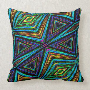 Stammes- Art-buntes geometrisches Muster Kissen