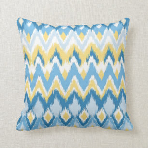 Stammes- aztekischer Zickzack Zickzack stripes Kissen
