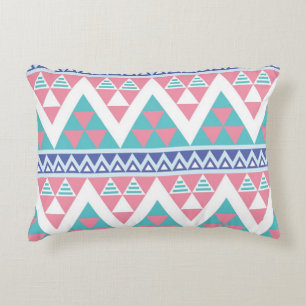 Stammes- aztekisches buntes Muster Zierkissen