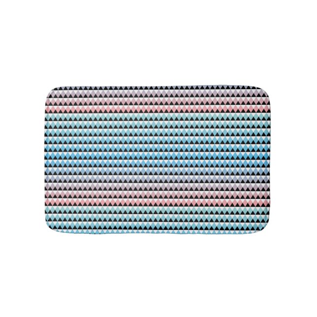 Stammes- aztekisches Ombre Muster Badematte (Vorderseite)