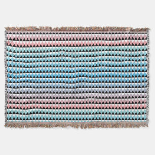 Stammes- aztekisches Ombre Muster Decke