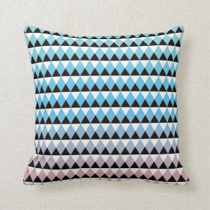 Stammes- aztekisches Ombre Muster Kissen