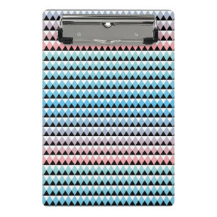 Stammes- aztekisches Ombre Muster Mini Klemmbrett