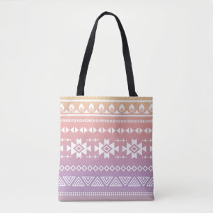 Stammes- aztekisches ombre Muster Tasche