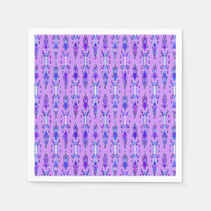 Stammes-Batik - Lavendel, Blau und Violett Serviette