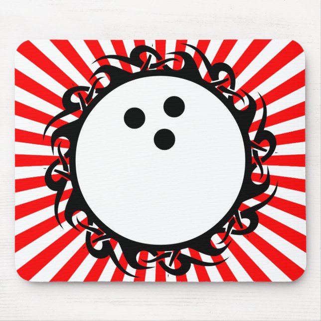 Stammes-Bowling Mousepad (Vorne)