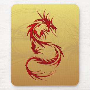 Stammes- Drache Mousepad