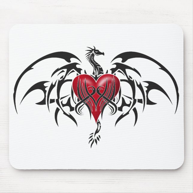 Stammes Drache Mousepad (Vorne)