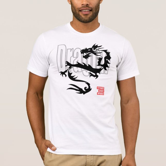 Stammes- Drache T-Shirt (Vorderseite)