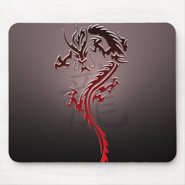 Stammes- DracheMausunterlage Mousepad (Vorne)