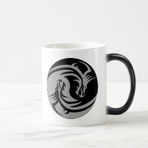 Stammes- Drachen Yin Yang (kundengerecht) Verwandlungstasse