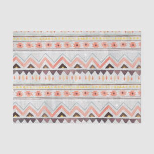 Stammes-, ethnisch, Boho, Western, gebürtiges Seidenpapier