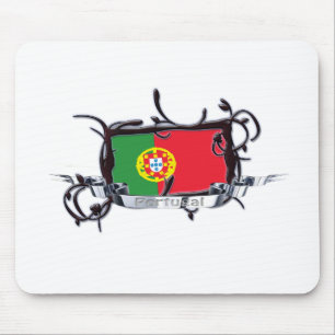Stammes- Flagge Portugal Mousepad