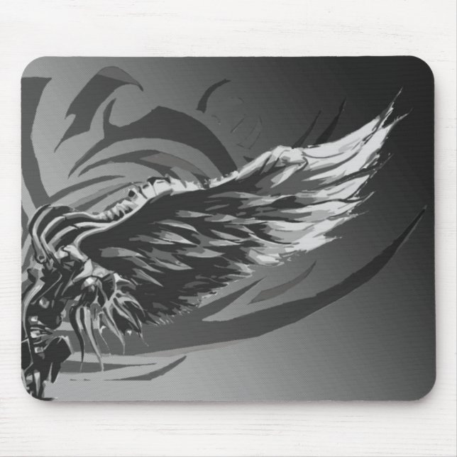 Stammes- Flügelentwurf Mousepad (Vorne)