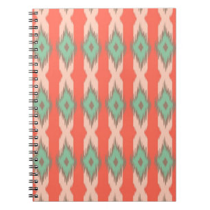 Stammes- geometrischer Diamant stripes aztekisches Notizblock