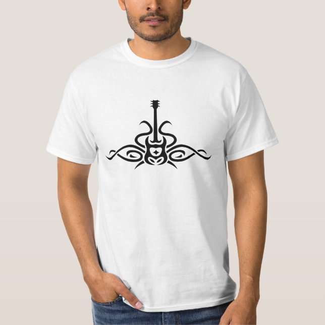 Stammes- Gitarren-T - Shirt (Vorderseite)