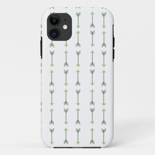 Stammes Green Arrow Pattern Case-Mate iPhone Hülle (Rückseite)