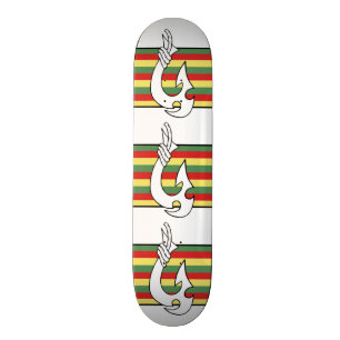 Stammes- hawaiischer Angelhaken Skateboard