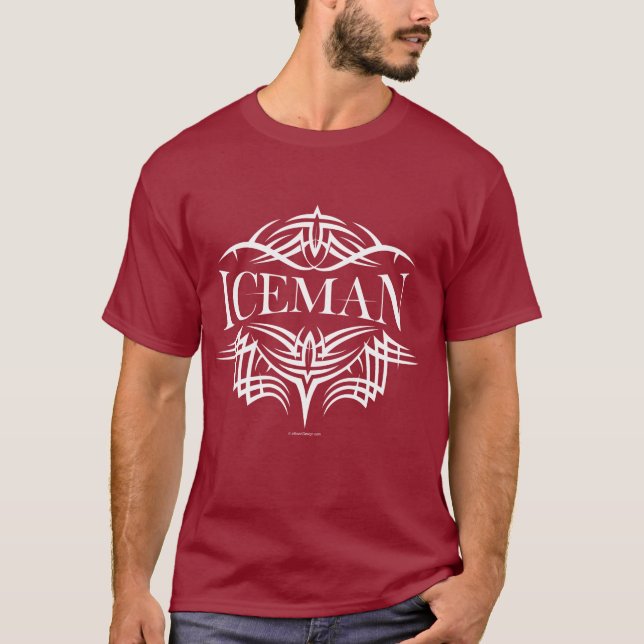 Stammes- HockeyIceman (schlicht) T-Shirt (Vorderseite)