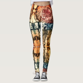 Stammes- Intaglio-Leggings Leggings