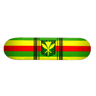 Stammes- Kanaka Maoli Flagge Skateboard