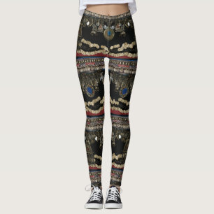 Stammes- Kuchi Bauchtanz Leggings