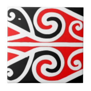 Stammes- Kunst der Maori- Entwürfe für Sie Fliese