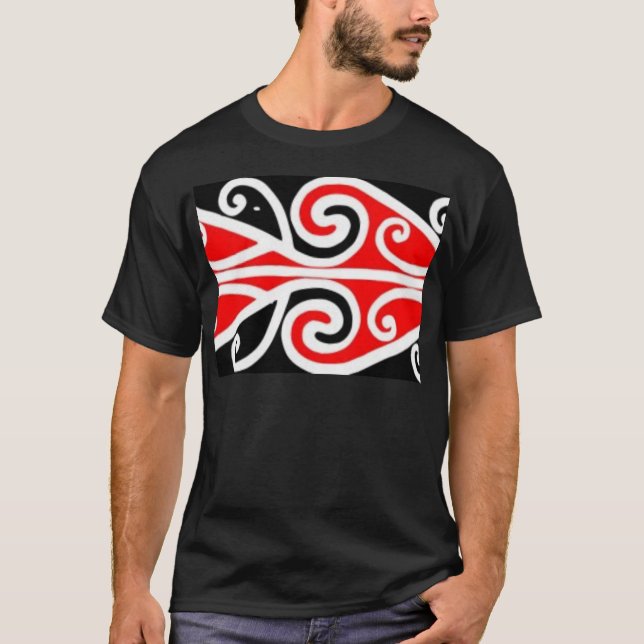 Stammes- Kunst der Maori- Entwürfe für Sie T-Shirt (Vorderseite)