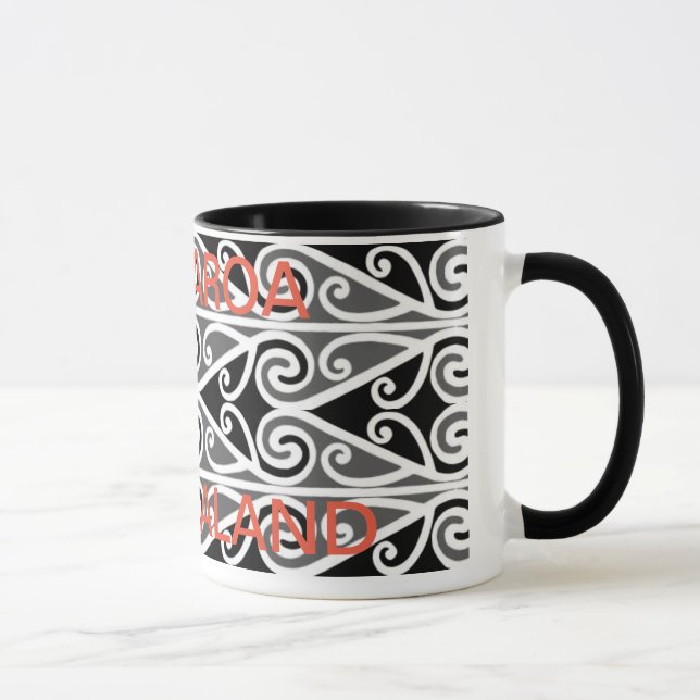 Stammes- Kunst der Maori- Entwürfe für Sie Tasse (Rechts)