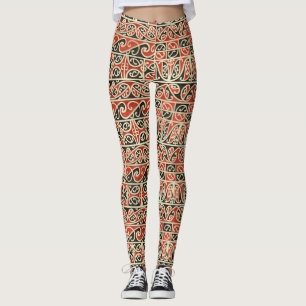 Stammes- Maori- Kowhaiwhai Koru Neuseeland Muster Leggings
