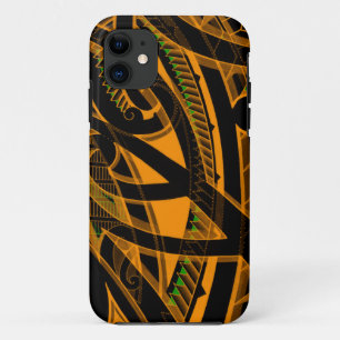 Stammes- Maori- Tätowierungsentwürfe mit klaren Case-Mate iPhone Hülle