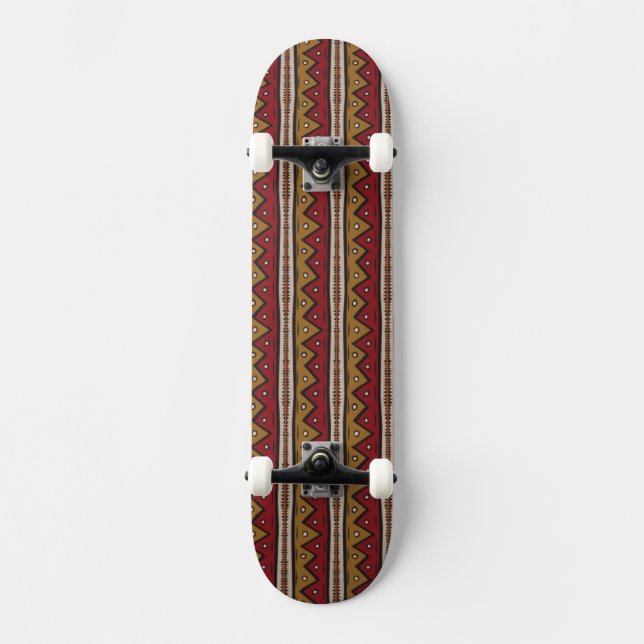 Stammes- Muster Skateboard (Vorderseite)