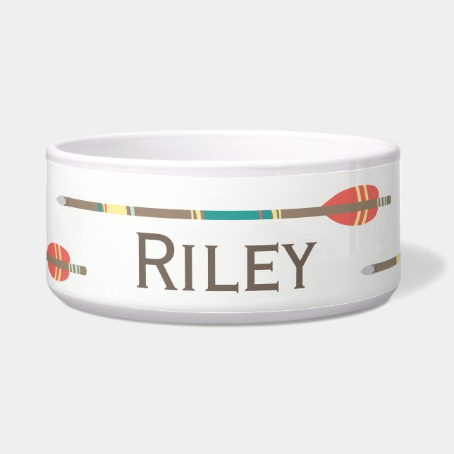 Stammes- Pfeil-Haustier-Schüssel Napf (Vorderseite)