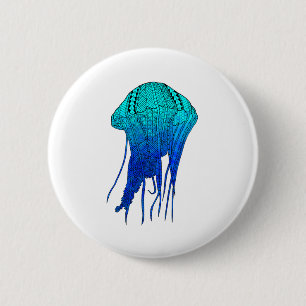 Stammes- Quallen Button