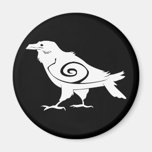 Stammes- Raben-RückKühlschrankmagnet Magnet