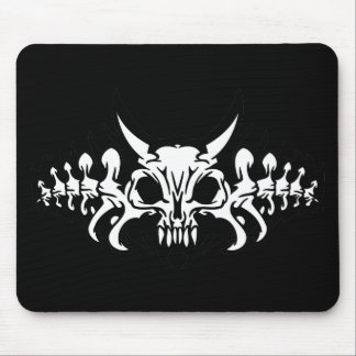 Stammes- Schädel Mousepad