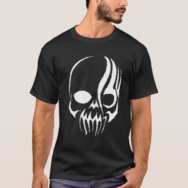 Stammes- Schädel T-Shirt (Vorderseite)