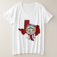 Stammes- Schild/Texas-Damen plus