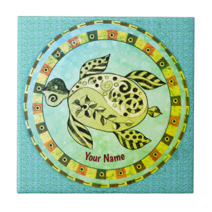 Stammes-Schildkröte Fliese