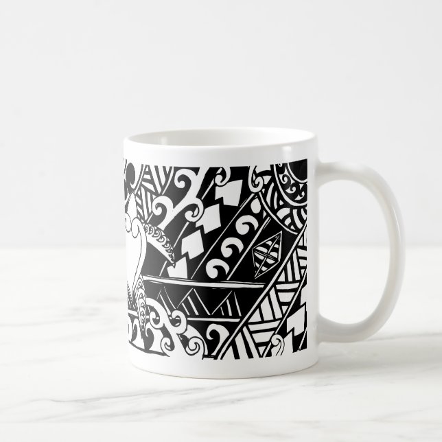 Stammes-Schildkröte-Polynesische Tasse (Rechts)
