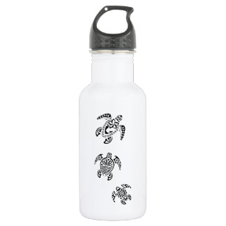 Stammes- Schildkröte-Trio-Entwurf Trinkflasche
