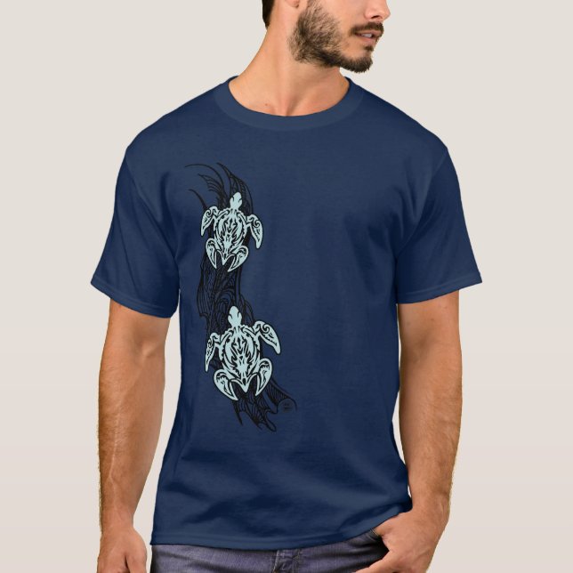Stammes- Schildkröten T-Shirt (Vorderseite)