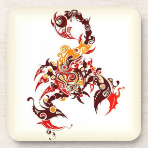 Stammes- Skorpion Getränkeuntersetzer