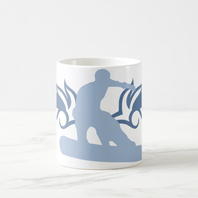 Stammes- Snowboard Kaffeetasse (Mittel)
