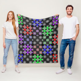 Stammes- Steppdecke Fleecedecke