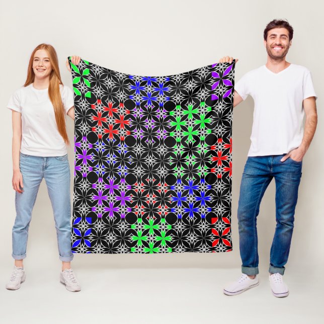 Stammes- Steppdecke Fleecedecke (Beispiel)