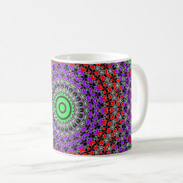 Stammes- Steppdecken-Mandala Kaffeetasse