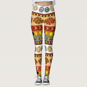 Stammes Tapete, künstlerisches ethnisches Design. Leggings
