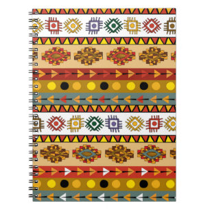 Stammes Tapete, künstlerisches ethnisches Design. Notizblock
