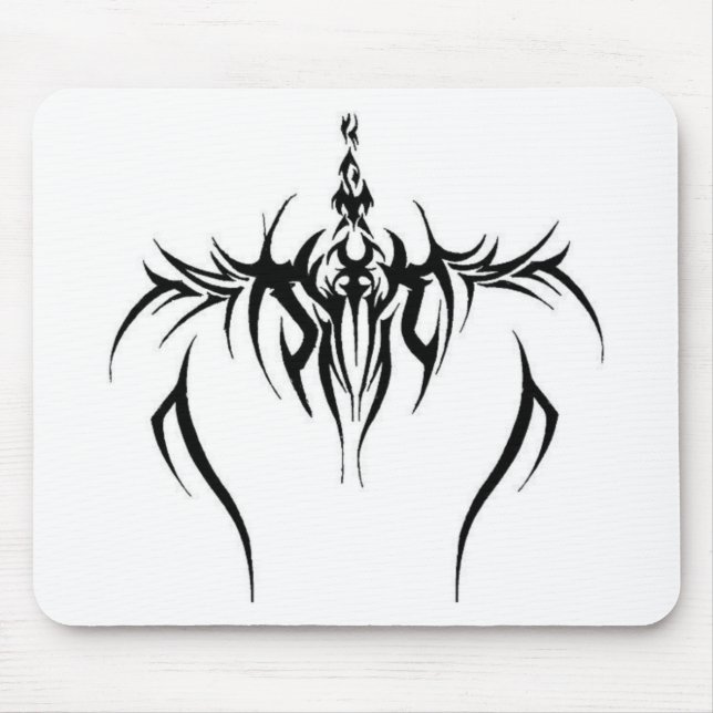 Stammes- Tätowierungseffekt Mousepad (Vorne)